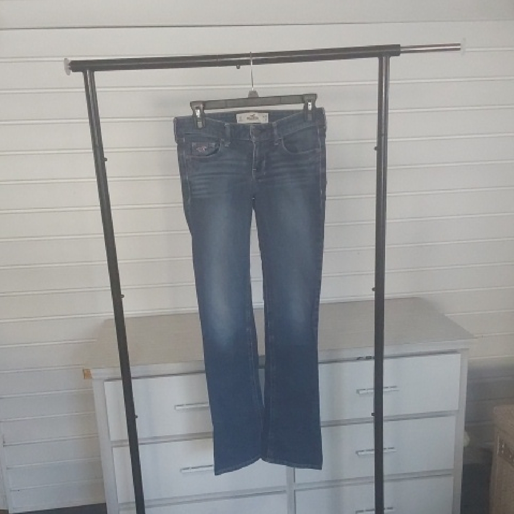 Hollister Women's (Juniors )Dark Blue Boot Cut Jeans 0-2 In Size (XS)